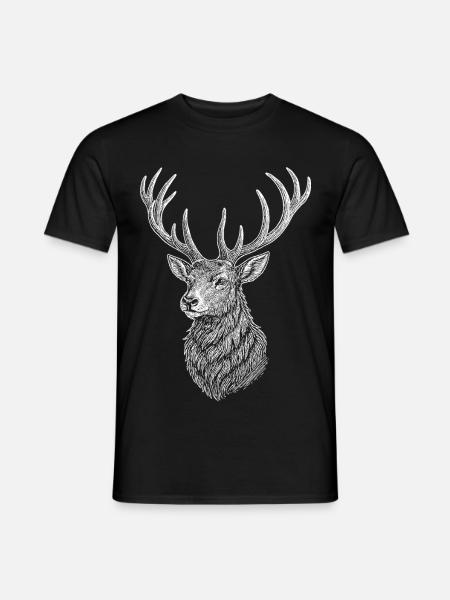 Deer - Men's T-Shirt - black
