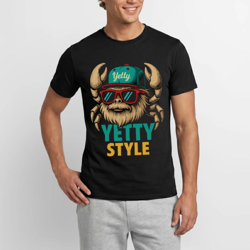 Yetty Style Yeti Graphic Men’s T-shirt