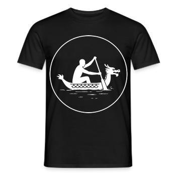 Paddle Fury - Männer T-Shirt - Schwarz - Vorne - AI Model Male 178 light (178cm)