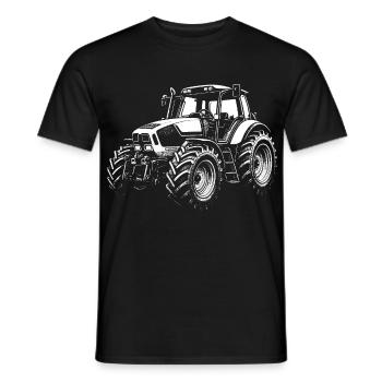 Powerhouse from the Field – Retro Edition - Men's T-Shirt - black - Front - AI Model Male 178 light (178cm)