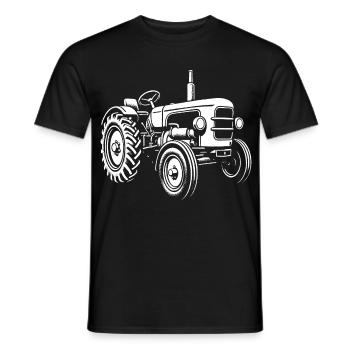 Kraftpaket vom Acker - Männer T-Shirt - Schwarz - Vorne - AI Model Male 178 light (178cm)