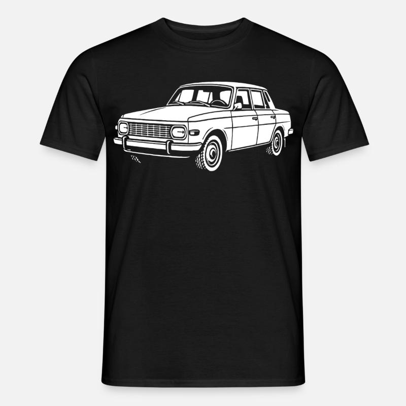 DDR auf vier Rädern - Männer T-Shirt - Schwarz