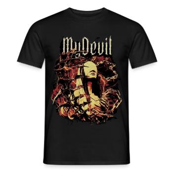 Little Devil /Dark / Gothic / Horror - Men's T-Shirt - black - Front - AI Model Male 178 light (178cm)