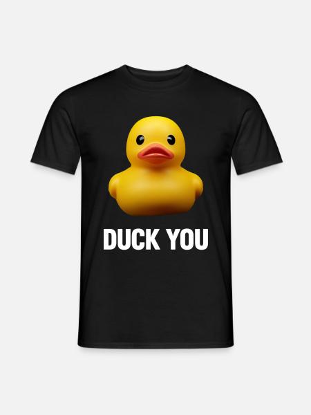 Canard ou - T-shirt homme - noir