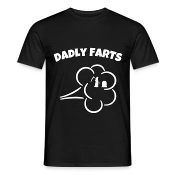 Papa pète Drôle Fête des pères pet papa - T-shirt homme - noir - Devant - AI Model Male 178 light (178cm)
