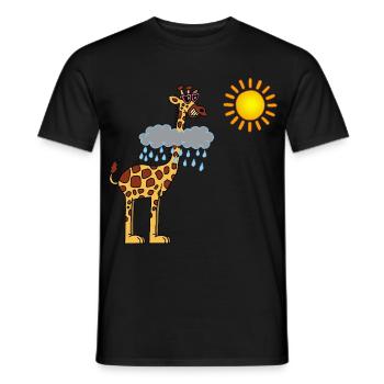 In search of the sun - Men's T-Shirt - black - Front - AI Model Male 178 light (178cm)