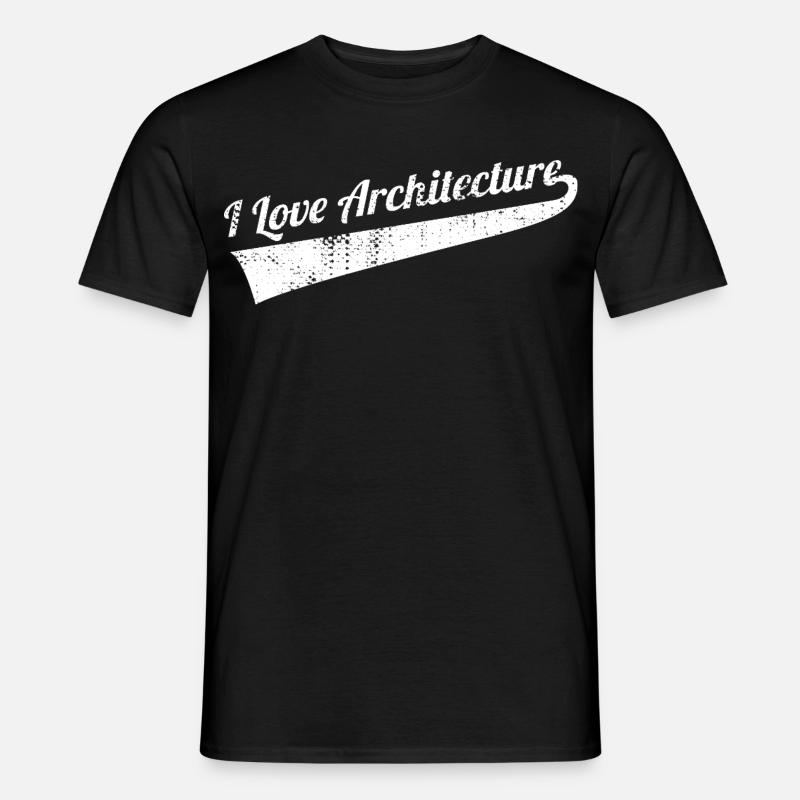Architektur Liebe - Männer T-Shirt - Schwarz