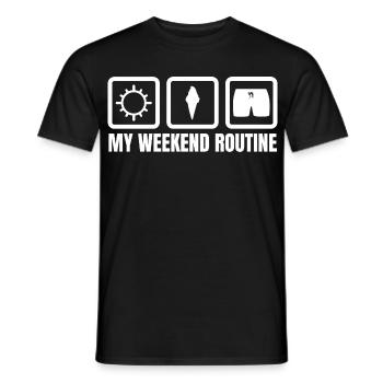 Eiscreme Enthusiast - Männer T-Shirt - Schwarz - Vorne - AI Model Male 178 light (178cm)