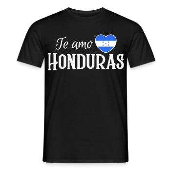 Ich liebe Honduras, made in Honduras - Männer T-Shirt - Schwarz - Vorne - AI Model Male 178 light (178cm)