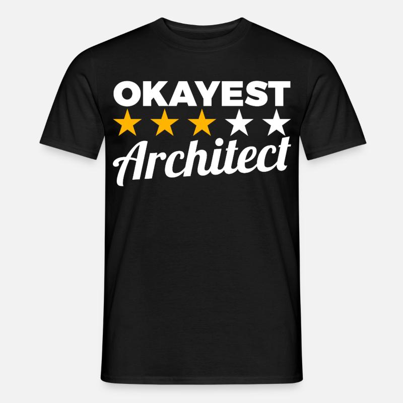 Durchschnittlicher Architekt - Männer T-Shirt - Schwarz