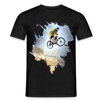Surfez sur la chute - T-shirt homme - noir - Devant - AI Model Male 178 light (178cm)