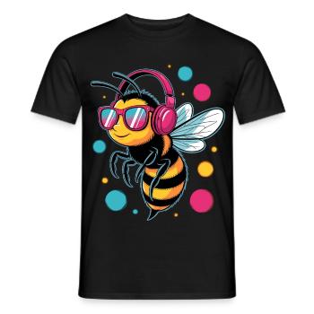 Bienen Imker Honig Bienenzüchter Bees Süße Biene - Männer T-Shirt - Schwarz - Vorne - AI Model Male 178 light (178cm)