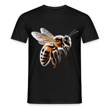 Bienen Imker Honig Bienenzüchter Bees Süße Biene - Männer T-Shirt - Schwarz - Vorne - AI Model Male 178 light (178cm)