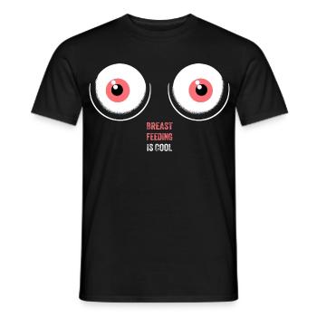 Conception d’étreinte d’allaitement fantaisiste - T-shirt homme - noir - Devant - AI Model Male 178 light (178cm)