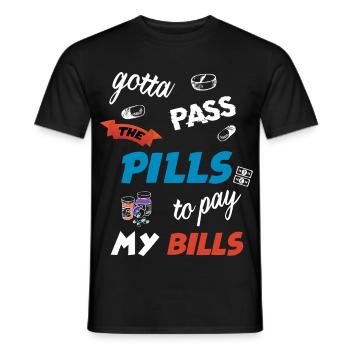 Docteur en Pharmacie Idée Cadeau Humouristique - T-shirt homme - noir - Devant - AI Model Male 178 light (178cm)