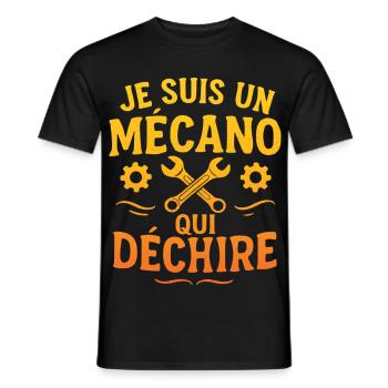 Killer Mechanic – Lustiges Design für Mechaniker - Männer T-Shirt - Schwarz - Vorne - AI Model Male 178 light (178cm)