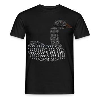 Silhouette Gaens - T-shirt homme - noir - Devant - AI Model Male 178 light (178cm)