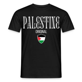 Ich liebe Palästina, freies Palästina - Männer T-Shirt - Schwarz - Vorne - AI Model Male 178 light (178cm)