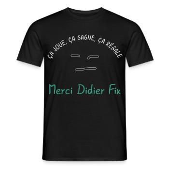 Ca_joue_ca_gagne_ca_regale - Männer T-Shirt - Schwarz - Vorne - AI Model Male 178 light (178cm)