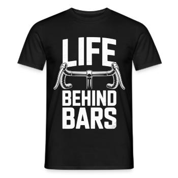 Lebensstil Fahrrad Grafik - Männer T-Shirt - Schwarz - Vorne - AI Model Male 178 light (178cm)