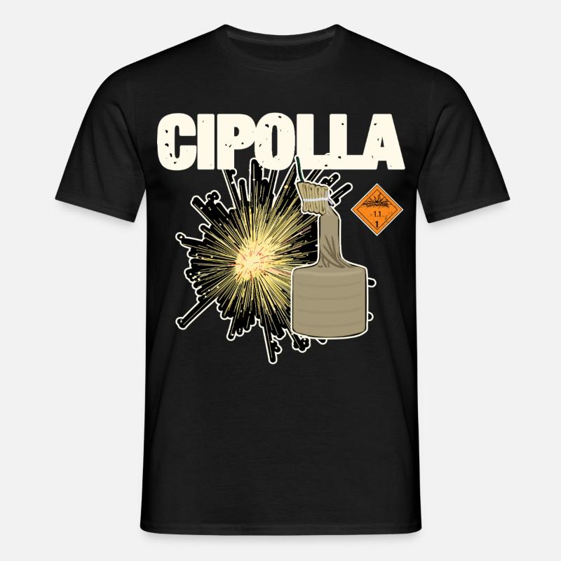 Cipolla Pyro - Maglietta da uomo - nero