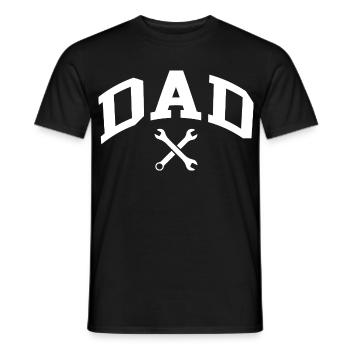 Dad - Männer T-Shirt - Schwarz - Vorne - AI Model Male 178 light (178cm)