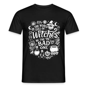 Soyez la mauvaise sorcière - T-shirt homme - noir - Devant - AI Model Male 178 light (178cm)