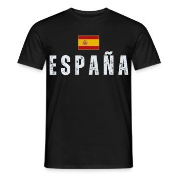 Ich liebe Spanien, spanischen Stolz - Männer T-Shirt - Schwarz - Vorne - AI Model Male 178 light (178cm)
