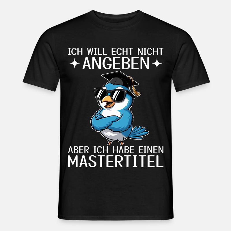 Master's degree completed - Master's title - Men’s T-shirt - black