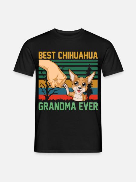 Chihuahua - T-shirt homme - noir
