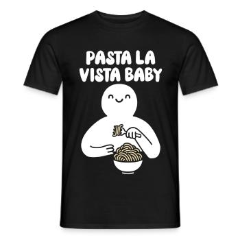Pasta la vista baby - Männer T-Shirt - Schwarz - Vorne - AI Model Male 178 light (178cm)