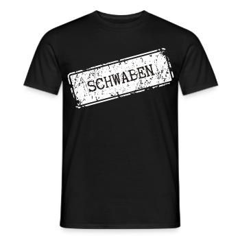 Conception du nom de la ville de Souabe - T-shirt homme - noir - Devant - AI Model Male 178 light (178cm)