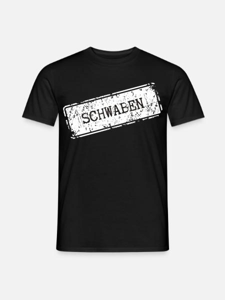 Swabia City Name Design - Men's T-Shirt - black