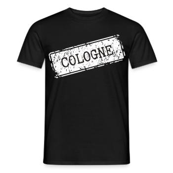 Cologne - Männer T-Shirt - Schwarz - Vorne - AI Model Male 178 light (178cm)