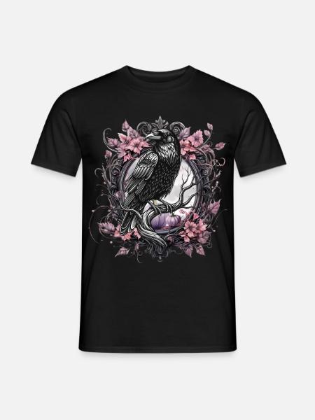 Halloween Mystical Raven Women - Men's T-Shirt - black