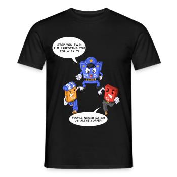 Lustiger Chemielehrer – Periodensystem Elents - Männer T-Shirt - Schwarz - Vorne - AI Model Male 178 light (178cm)