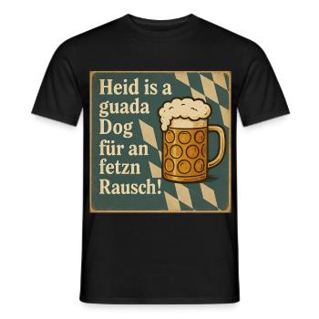 Bavarian Folk Festival October Beer Festival - Men's T-Shirt - black - Front - AI Model Male 178 light (178cm)