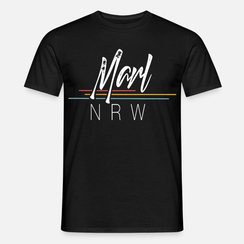 Marl - Männer T-Shirt - Schwarz