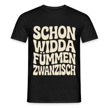 Widda Fümmen Zwanzisch fête déjà ses 50 ans - T-shirt homme - noir - Devant - AI Model Male 178 light (178cm)