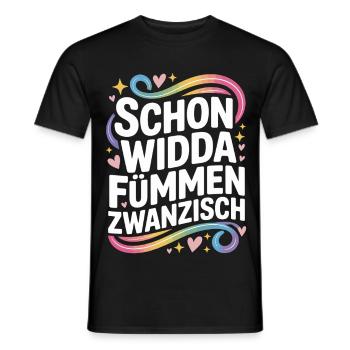 Widda Fümmen Zwanzisch fête déjà ses 50 ans - T-shirt homme - noir - Devant - AI Model Male 178 light (178cm)