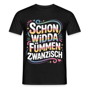 Widda Fümmen Zwanzisch fête déjà ses 50 ans - T-shirt homme - noir - Devant - AI Model Male 178 light (178cm)