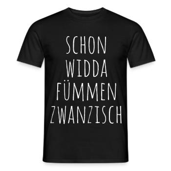 Widda Fümmen Zwanzisch fête déjà ses 50 ans - T-shirt homme - noir - Devant - AI Model Male 178 light (178cm)