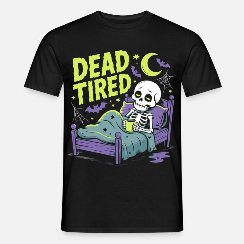 Morgenmuffel Ausschlafen Müde Erholung - Männer T-Shirt - Schwarz