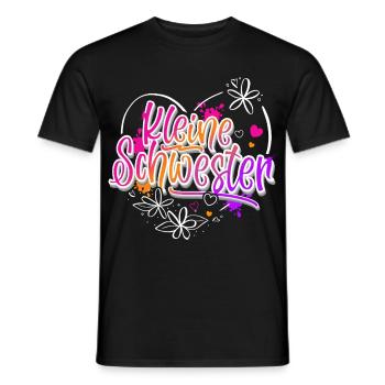 petite sœur - T-shirt homme - noir - Devant - AI Model Male 178 light (178cm)