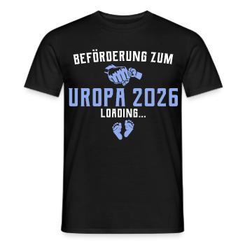 Promotion au poste d’arrière-grand-père 2026 chargement - T-shirt homme - noir - Devant - AI Model Male 178 light (178cm)