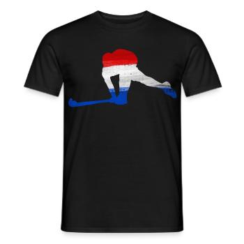 Hockey Netherlands - Men's T-Shirt - black - Front - AI Model Male 178 light (178cm)