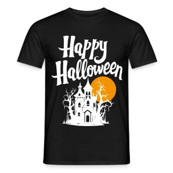 Joyeux halloween - T-shirt homme - noir - Devant - AI Model Male 178 light (178cm)