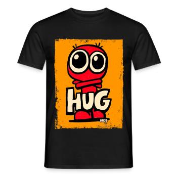 Kleines süßes Monster mit großen Augen - Männer T-Shirt - Schwarz - Vorne - AI Model Male 178 light (178cm)