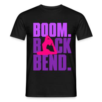 Contorsionniste Contorsion Boom Back Bend - T-shirt homme - noir - Devant - AI Model Male 178 light (178cm)