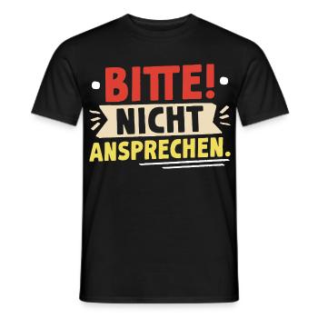Malle DO NOT TALK Mallorca Party Funny - Men's T-Shirt - black - Front - AI Model Male 178 light (178cm)